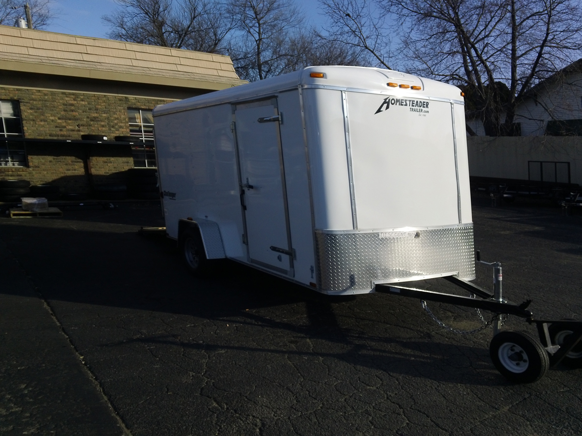 6x12 Tandem Enclosed Cargo Trailer